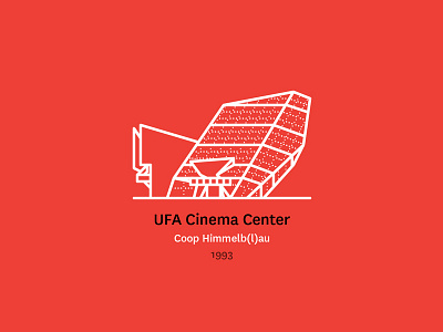 UFA Cinema Center in Germany architecture deconstructivism design graphic icon illustration visual