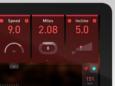 User Interface for Indoor Running Experience