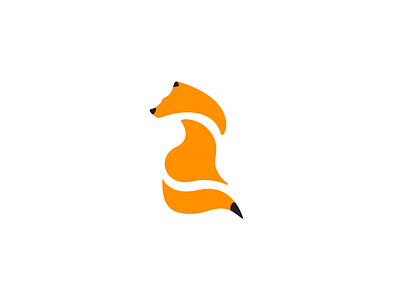 Fox animal brand fox logo mark vector wild