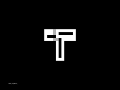 Negative T - Personal Branding brand letter lettering logo mark minimal personal t