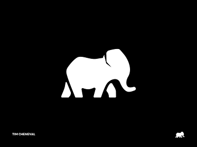 Elephant animal brand elephant logo memory minimal vector wild