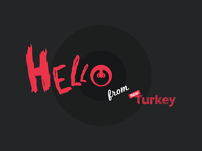 HELLo again from new Turkey character font hell hello lettering logotype mouth turkey type typeface typography uvula