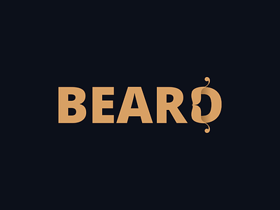 BearD beard hipster illustration typeface typography