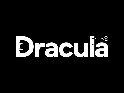 Dracula branding dracula illustration type typeface typography vampire