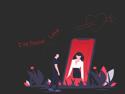 I've found love design graphic design graphicdesign illustration love lovers typography valentines valentinesday