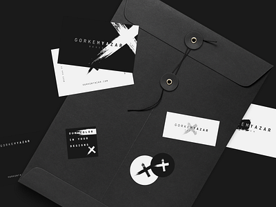 GorkemYazarDesign Branding Design brand design branding business card design logo personal branding sticker