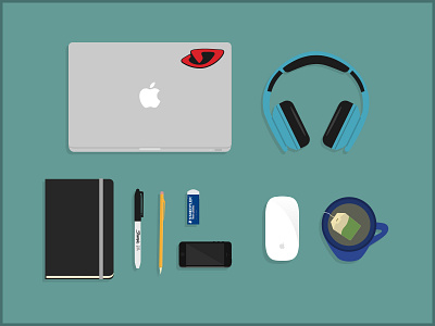 Desk Essentials illustration