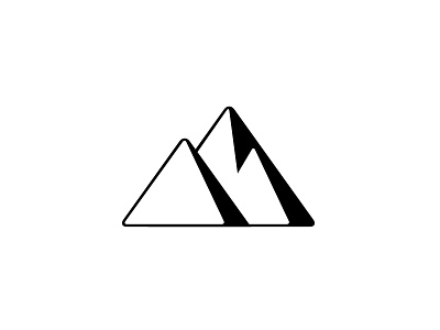 IF Personal Logo logo monogram mountains