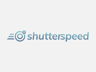 Shutterspeed logo camera lense logo type art