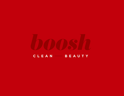 Boosh Logo cosmetic logo design designer graphic design identity identity branding identity design lipstick logo logo design minimal typography