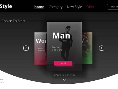 Landing page black darkmode design ui uiux web webdesign wesite