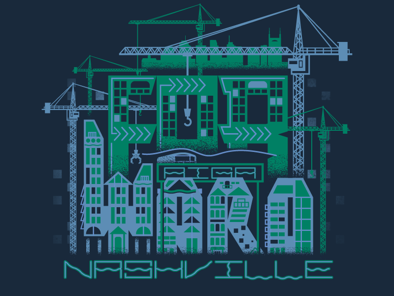 Forward construction architechture lettering custom type typography apparel graphic tshirt graphic tshirt illustration nashville