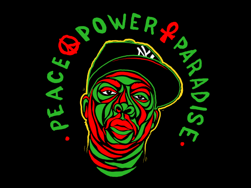RIP Phife rip fife dawg atcq illustration dedication hip hop