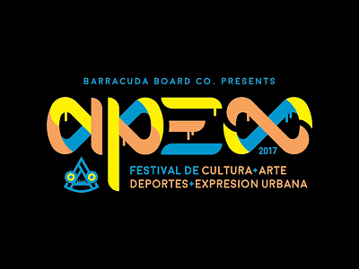 Apex apex custom lettering custom type festival isla mujeres lettering logo mexico skateboarding type