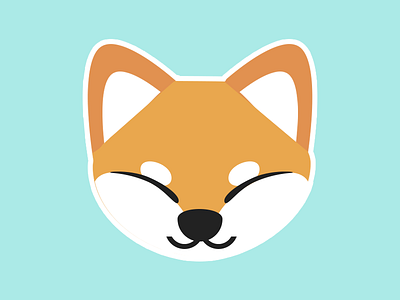 Shiba Inu animal dog icon shibe vector