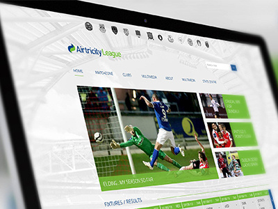 Personal Project - Redesign football redesign site web design website