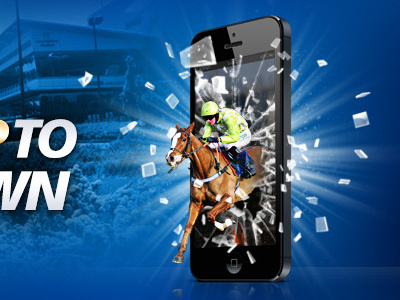 Mobile Betting Promotion 3d betting horse iphone mobile promotion realistic