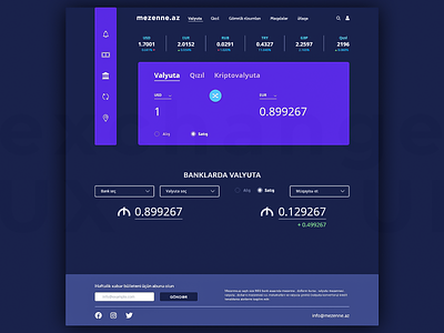 mezenne.az | Exchange Web UI Concept