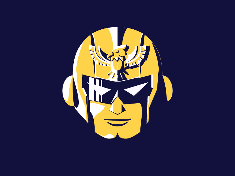 Solid Gold Falcon By Alex Kurr On Dribbble