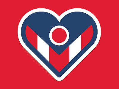 Buckeye At Heart bold buckeye flag heart illustrator love magnet ohio outline state sticker mule vector