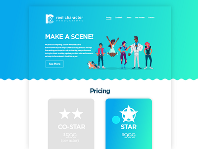 Production Co. Landing Page