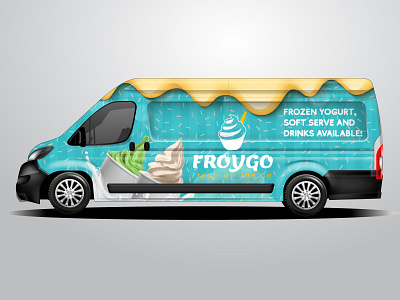 Froygo Company Van Wrap Design