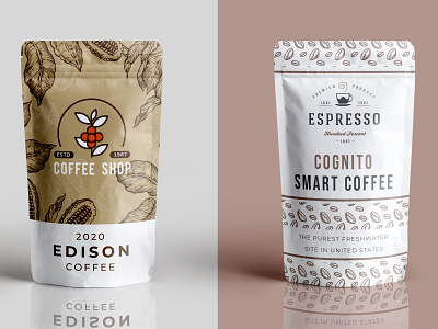 Coffee Pouch Packaging Design