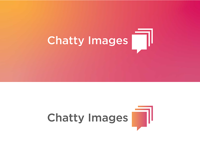 Chatty Image Logo Design branding design icon illustration illustrator logo minimal typography vector visiting card visitingcard