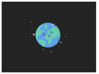 Happy Earth Day! affinity designer design earthday light stars vector