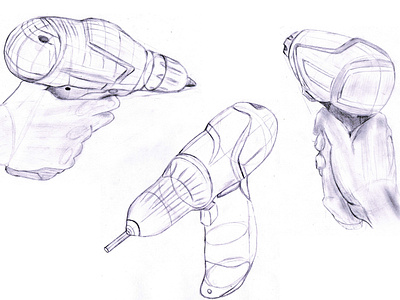 Accu drill accu drill indesign industrial industrialdesign sketch