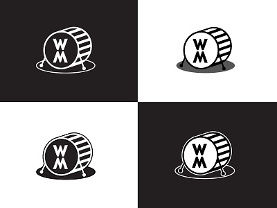 WalkOffTheMatt LOGO branding client work design drum and bass drummer drums icon design illustrator logo logo design vector