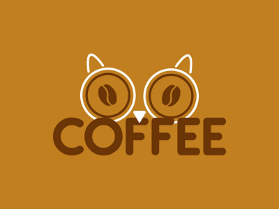 Owl Coffee 50daydesignchallenge branding dailylogochallenge dailylogodesign design icon illustration illustrator logo typography