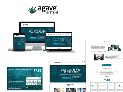 Agave Website And Ad Design advertising agave branding design webdesign