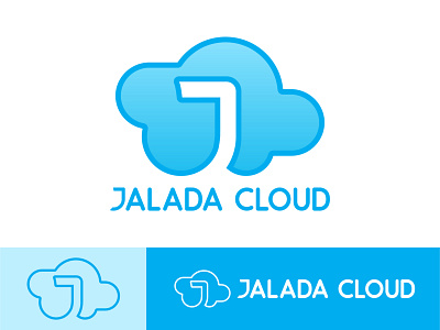 Jalada Cloud Logo Concept cloud flat logo minimal storage