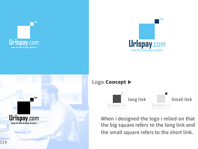 Urlspay.com logo Design