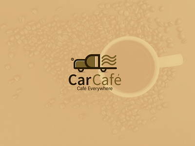 Car Cafe art direction artist artwork branding café design icon illustration logo visual