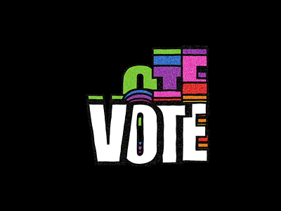 GO VOTE afterefects animation change civicduty election endwhitesupremecy govote grain kinetic type kinetictypography missouri motion rainbow vote voteblue votehimout voter voting wiggle