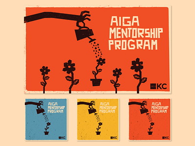 AIGA Mentorship Program Graphics