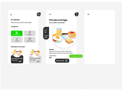 Food Order App   (LIGHT THEME)