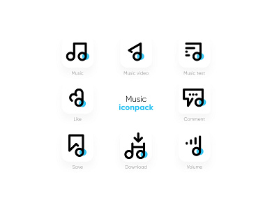 Music iconpack app design flat icon iconpack illustration logo minimal music musicvideo ui ux vcut web website