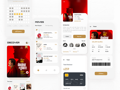 Movie application design ui