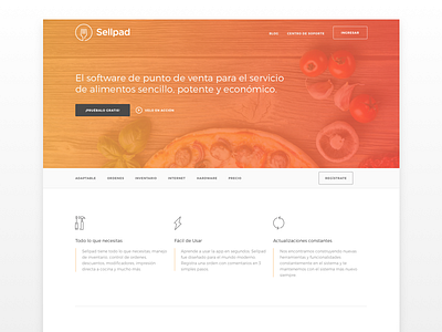 Final design app clean header hero icon minimal orange saas site ui ux web