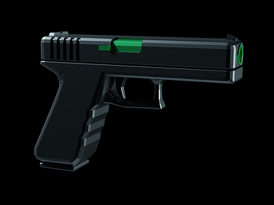 Hand Pistol 3d animation branding crypto design illustration landingpage productdesign uiux