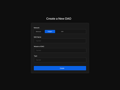 Create a New DAO