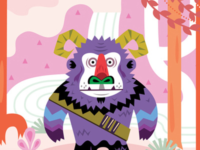 Monster Wallet Background app character design game monster