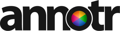 Logo for a future web app annotation app colors logo web