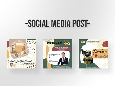 Social Media Post Batik batik social media temple