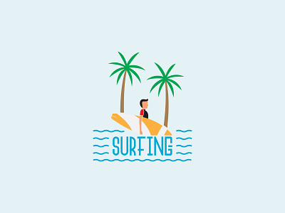 Surfing Logo