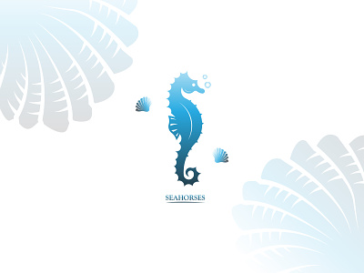 Seahorses Logo adobe adobeillustator adobephotoshop brand branding creative design designer icon identity illustrator logo logodesign minimalist seahorses simple logo vector vector art