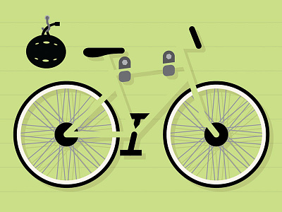 Bike Month design illustration